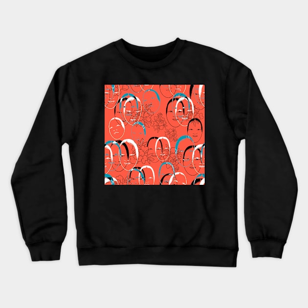 Ditzy Crewneck Sweatshirt by Ryuzato